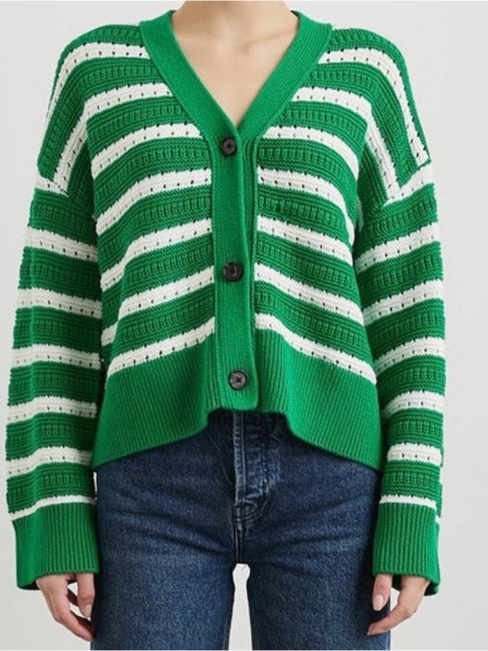 Rails Geneva Cardigan Kelly Stripe size XS